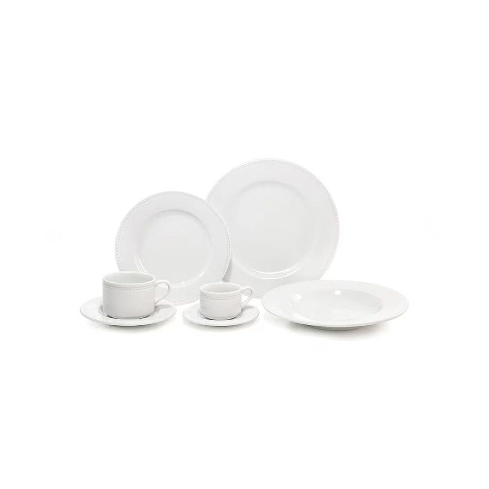 Aparelho de Jantar Cha e Cafe 30 Pecas Vista Alegre Perla