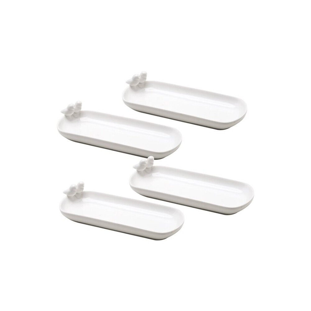 Jogo de Petisqueiras Wolff Birds 15,5 X 7 X 3 Cm - 4 Pecas Jogo de Petisqueiras Wolff Birds 15,5 X 7 X 3 Cm - 4 Pecas