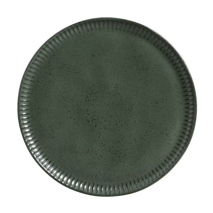 Jogo de Pratos Rasos Porto Brasil Linhas Greenery 27,5 Cm - 6 Peças