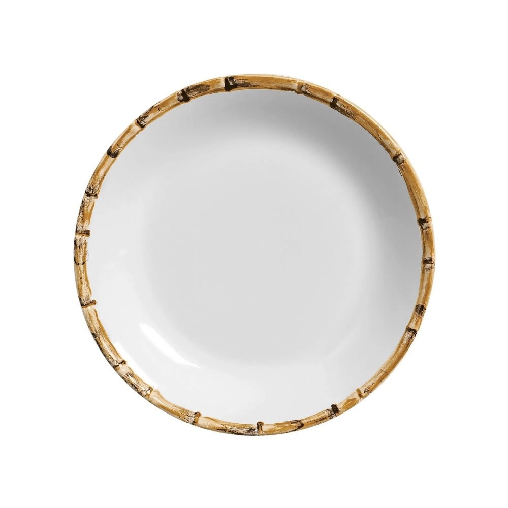 Jogo de Pratos Rasos Scalla Bambu - 6 Pecas