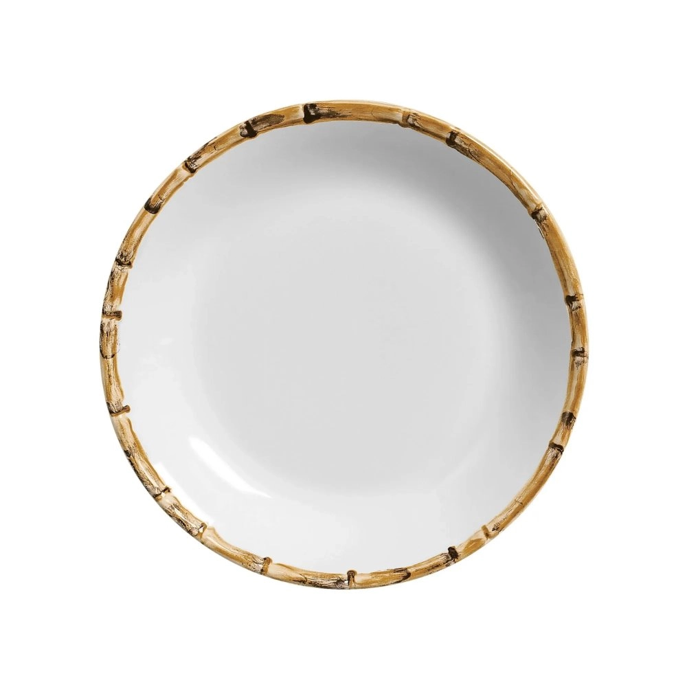 Jogo de Pratos Rasos Scalla Bambu - 6 Pecas