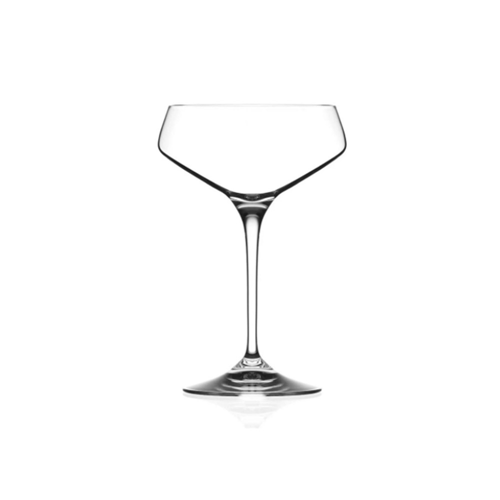 Jogo de Taças Para Champanhe Rcr Cristalleria Italiana Aria 330 Ml - 6 Peças