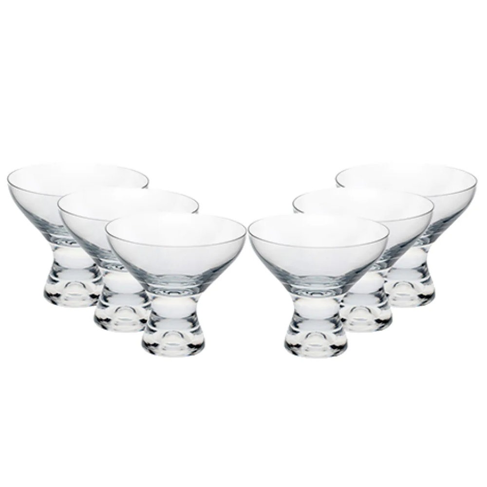 Jogo de Tacas Para Sobremesa Bohemia Vega 330 Ml - 6 Pecas
