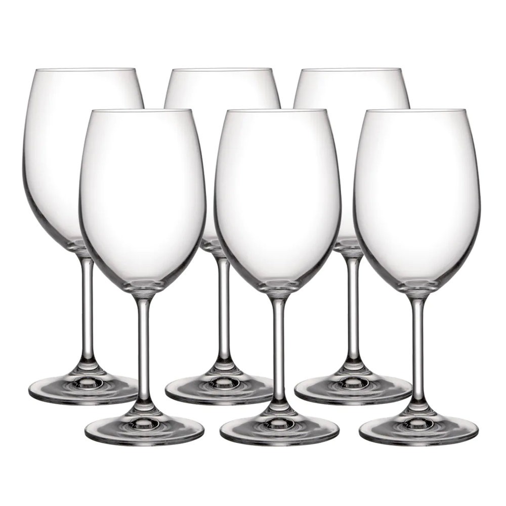 Jogo de Tacas Para Vinho Branco Bohemia Gastro 350 Ml - 6 Pecas
