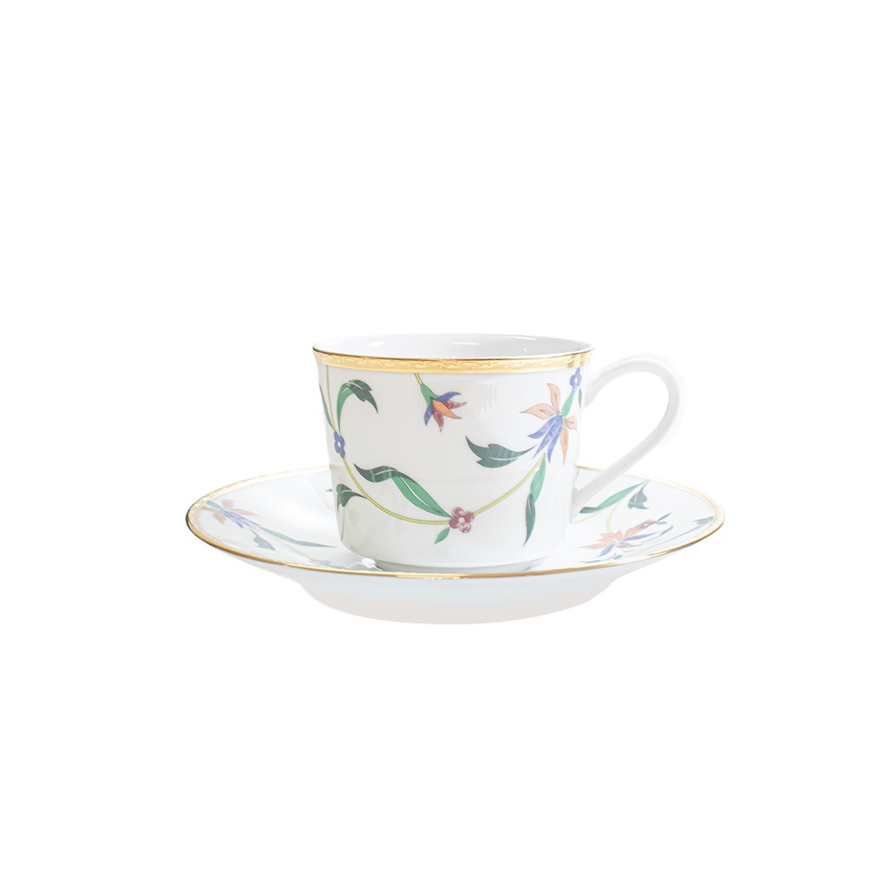 Jogo de Xícaras Para Café Com Pires Noritake Bountiful Garden - 6 Peças