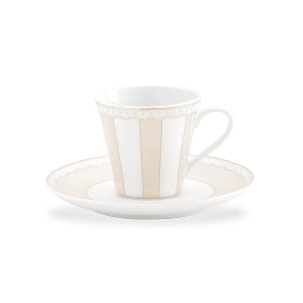 Jogo de Xícaras Para Café Com Pires Noritake Carnivale - 6 Peças