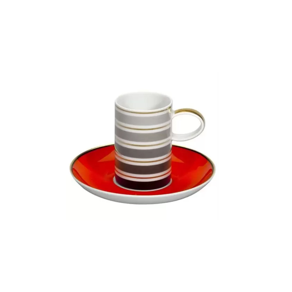 Jogo de Xícaras Para Café Com Pires Vista Alegre Casablanca 104 Ml - 4 Peças