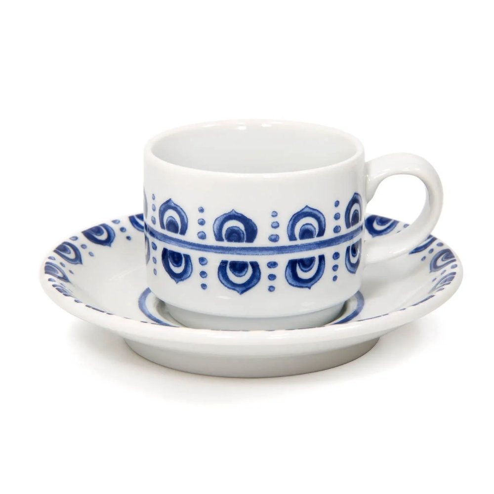 Jogo C/ 6 Xicaras Para Cafe Azure Vista Alegre 90 Ml