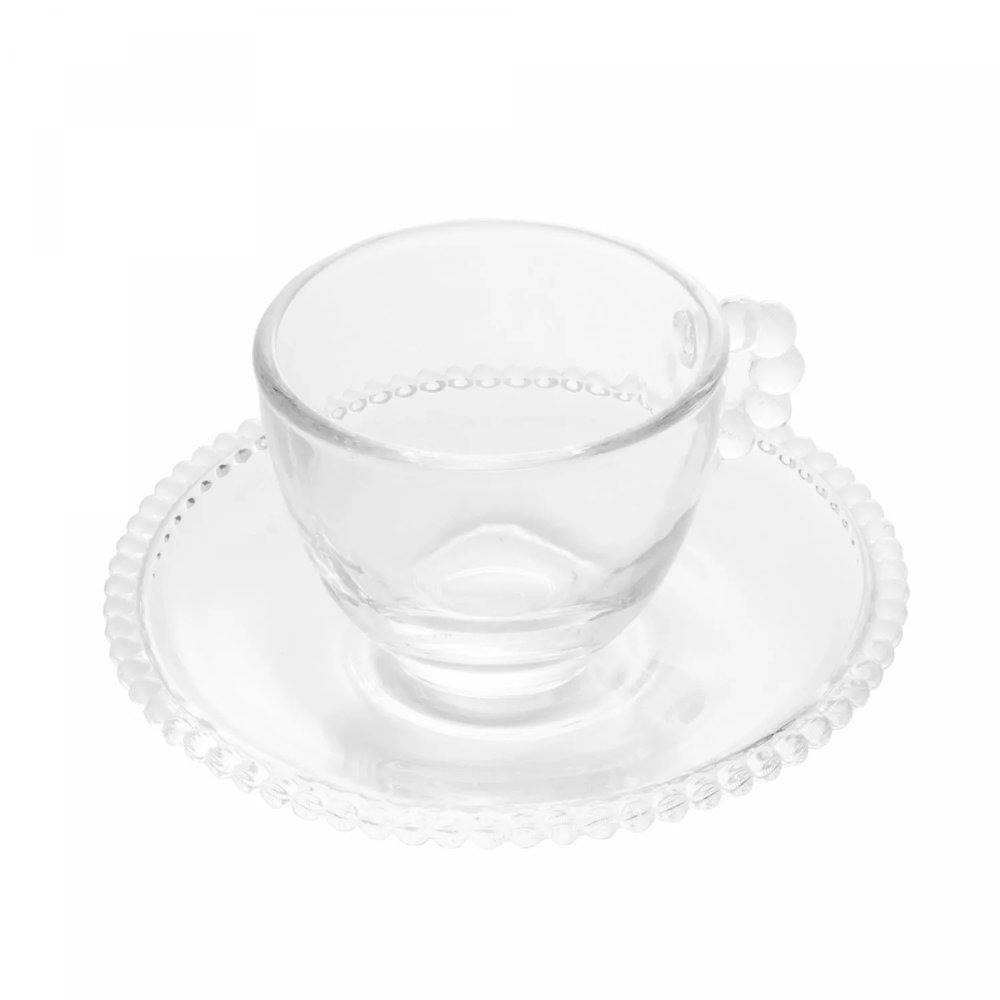 Jogo C/ 4 Xicaras Para Cafe Pearl Wolff Pearl 100 Ml