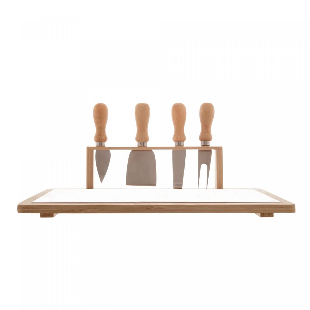 Jogo Para Queijo Lyor Cheese Design 33 X 26,5 Cm - 4 Peças