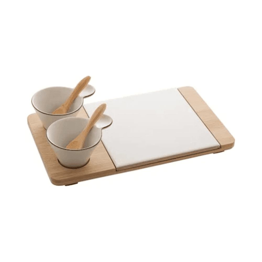 Jogo Para Queijo Lyor Cheese Design 33 X 26,5 Cm - 4 Peças