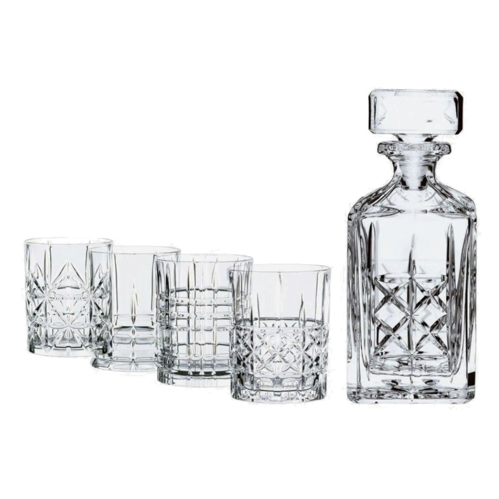 Jogo Para Wisky Nachtmann Highland - 5 Peças Jogo Para Wisky Nachtmann Highland - 5 Peças