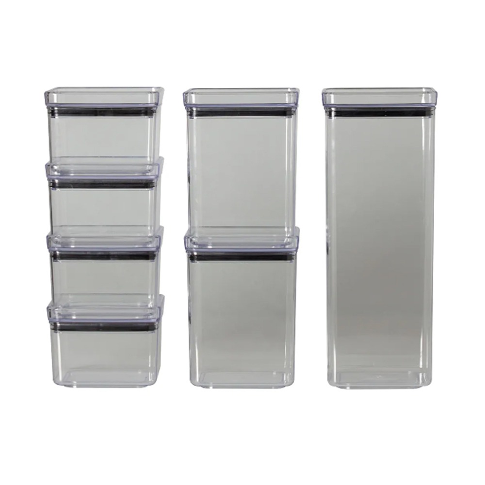 Kit de Potes Herméticos Paramount Lumini - 7 Peças