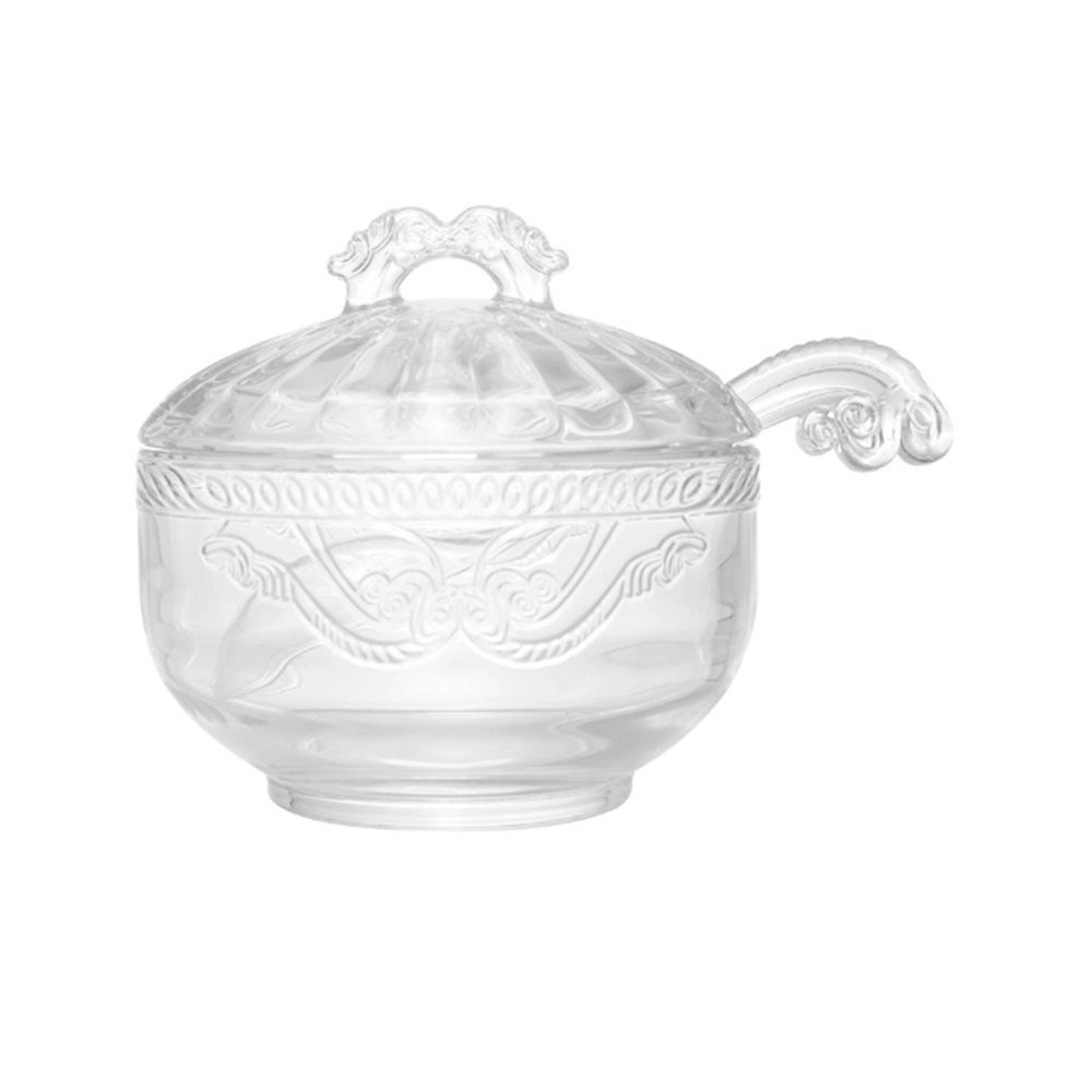 Açucareiro Com Colher Lyor Imperial 12 X 11,5 Cm Açucareiro Com Colher Lyor Imperial 12 X 11,5 Cm