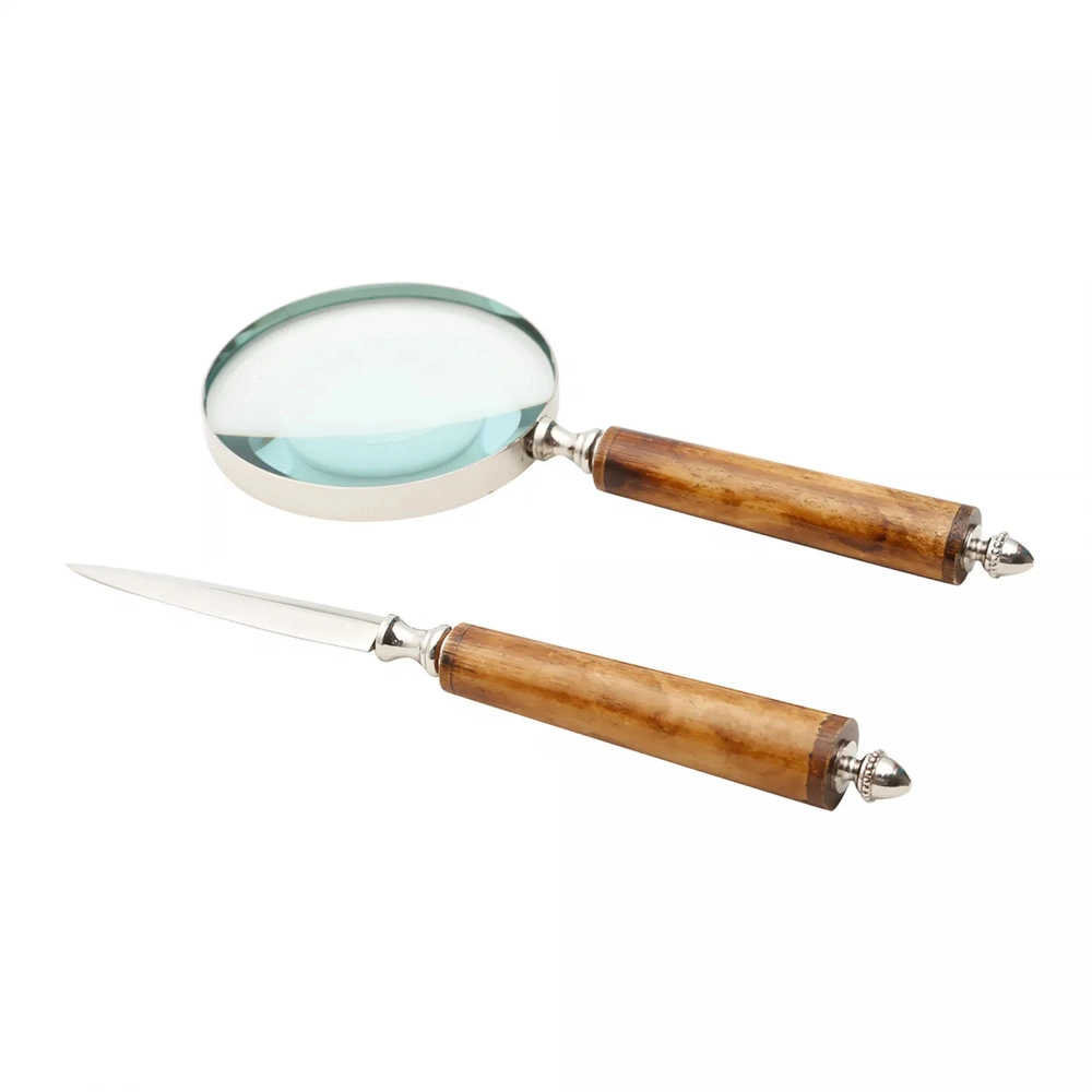 Abridor de Carta e Lupa Wolff Delhi 29 X 15 M Abridor de Carta e Lupa Wolff Delhi 29 X 15 M