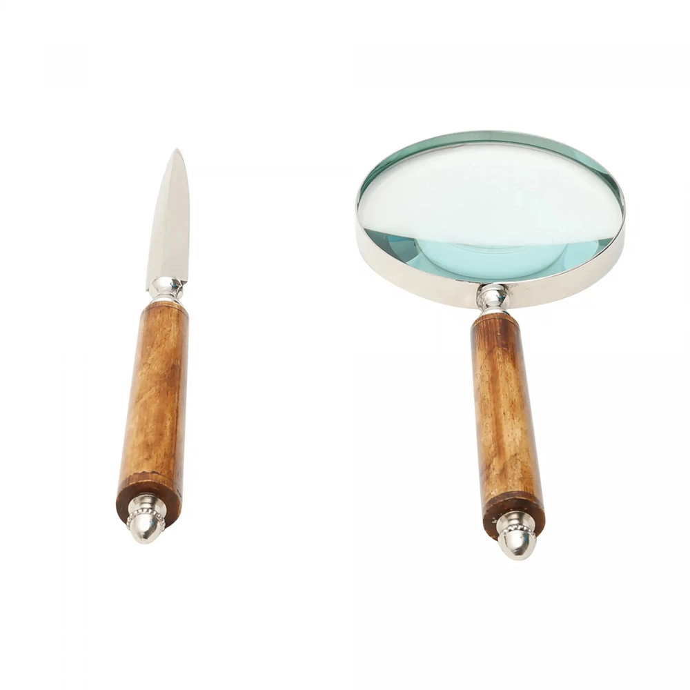 Abridor de Carta e Lupa Wolff Delhi 29 X 15 M Abridor de Carta e Lupa Wolff Delhi 29 X 15 M