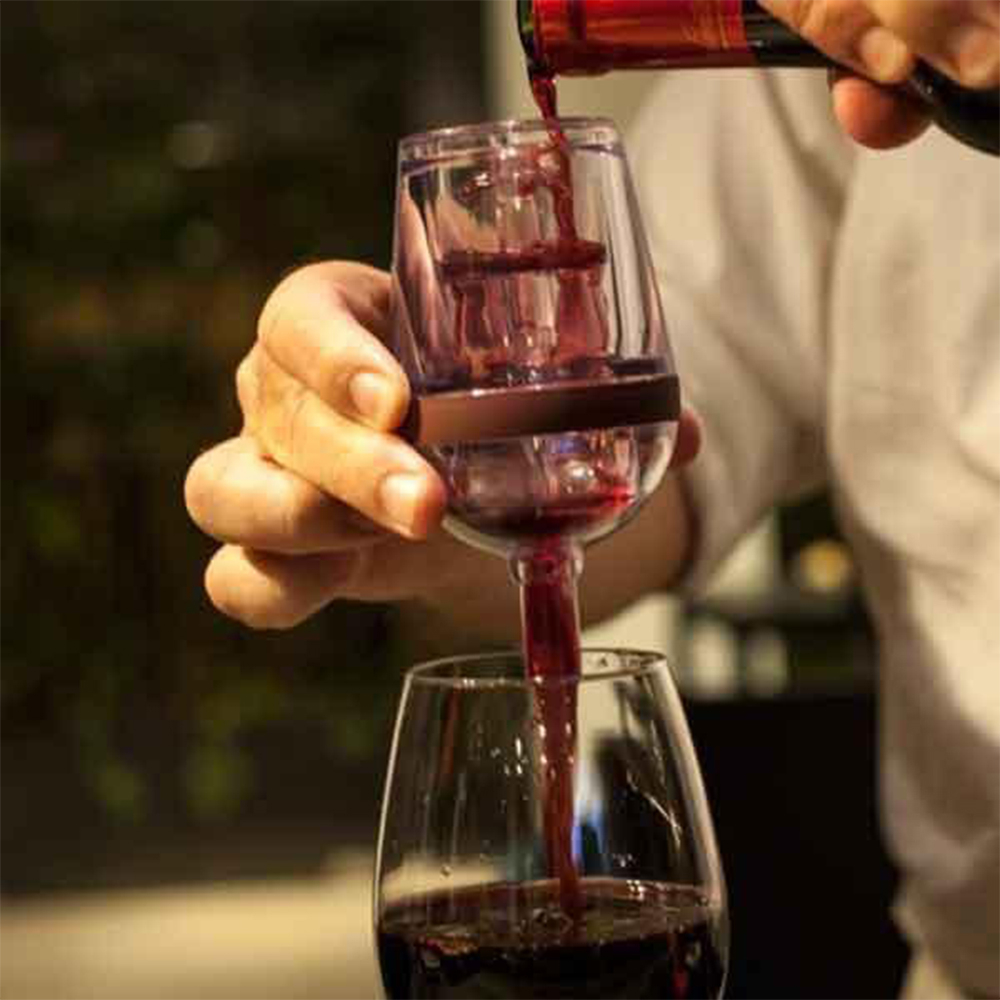 Aerador de Vinho Em Formato de Taça Prana Gourmet Aerador de Vinho Em Formato de Taça Prana Gourmet
