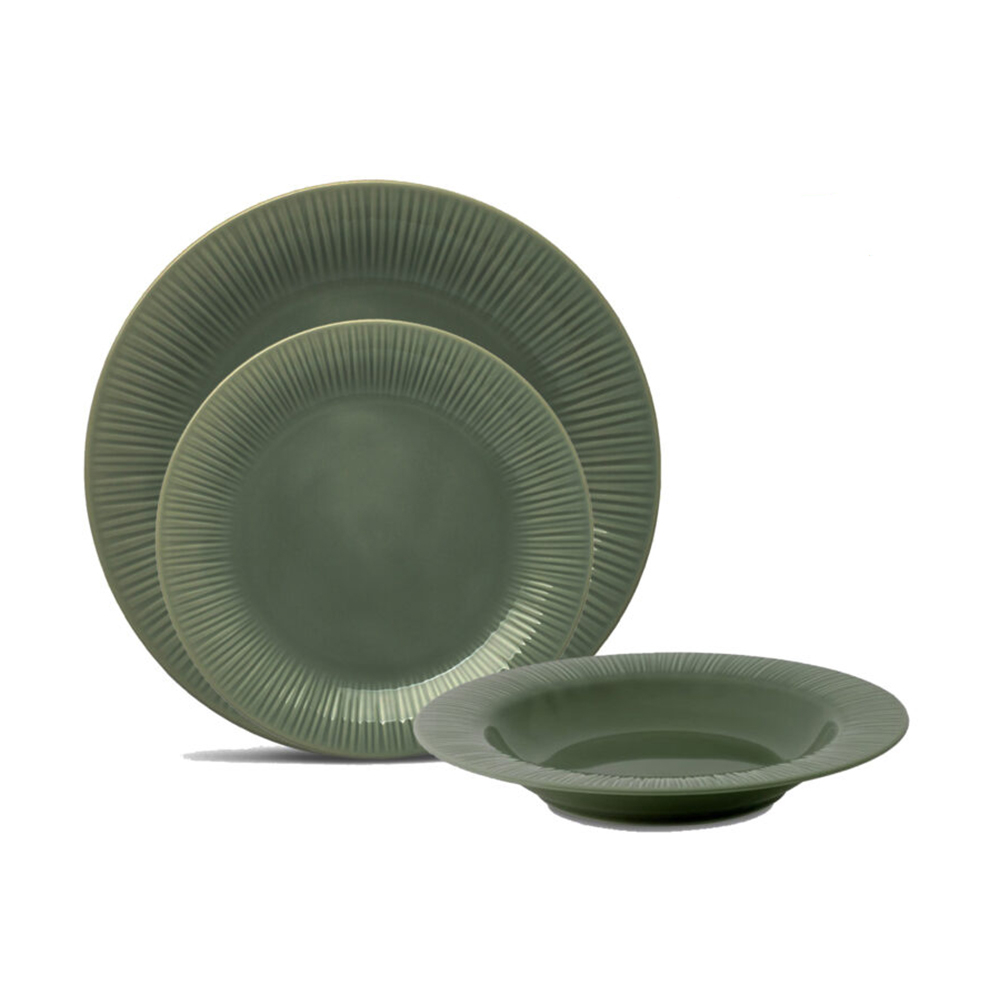 Aparelho de Jantar 18 Pecas Noritake Conifere Ash
