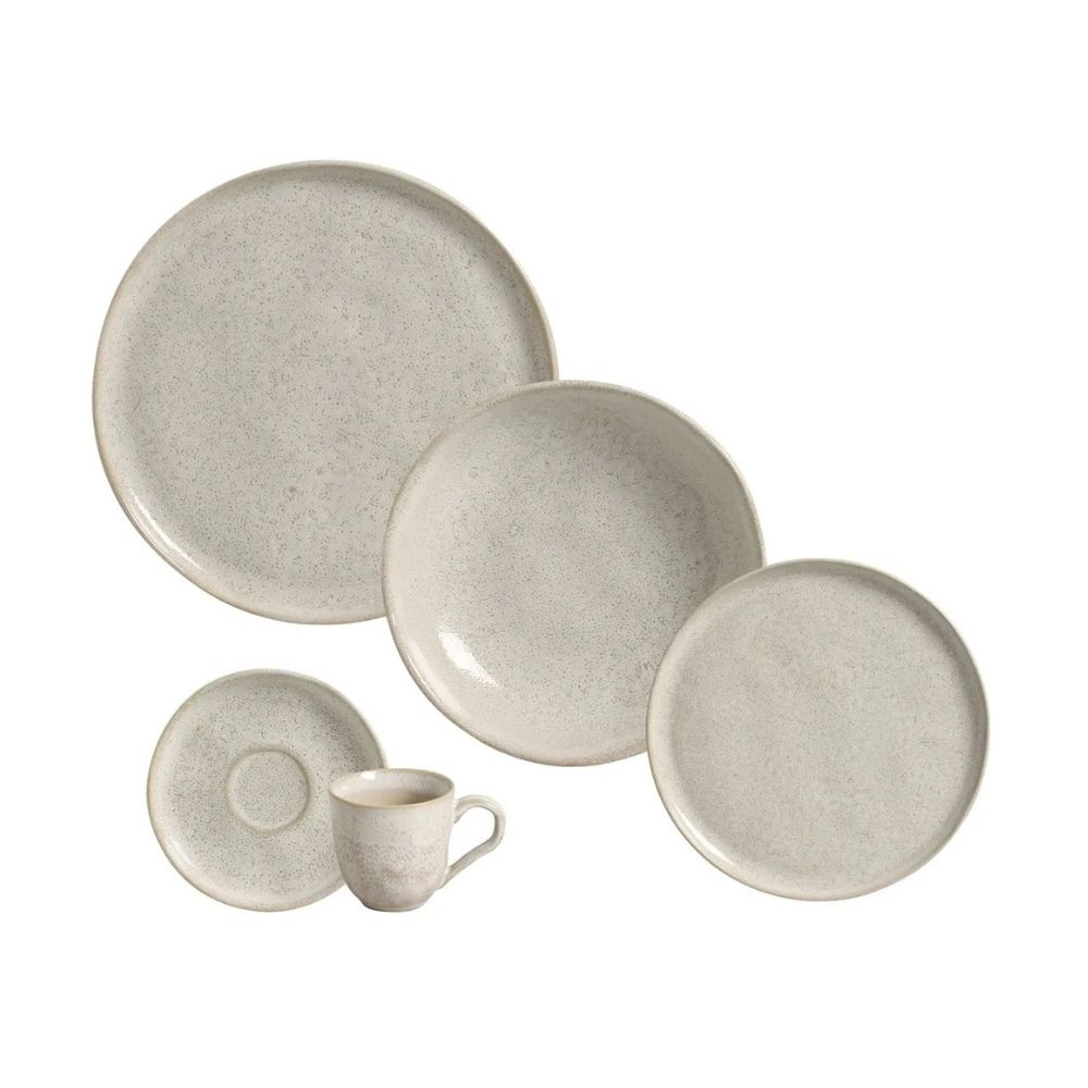 Aparelho de Jantar C / 30 Pecas Porto Brasil Bio Vanilla