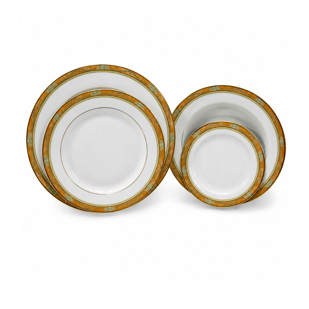 Aparelho de Jantar C/ 30 Pecas Royal Limoges Bruges Pessego Aparelho de Jantar C/ 30 Pecas Royal Limoges Bruges Pessego