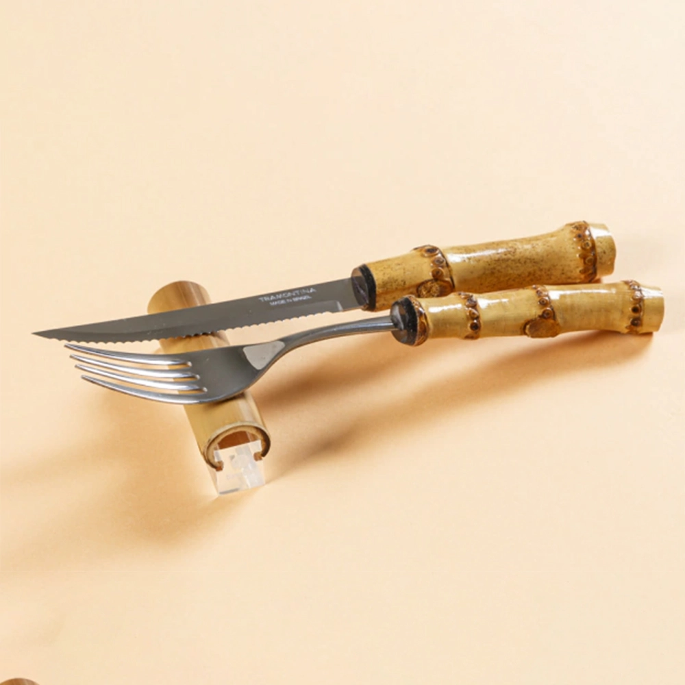 Apoio Para Talher Onom Bambu 1,5 X 2 X 9 Cm Apoio Para Talher Onom Bambu 1,5 X 2 X 9 Cm