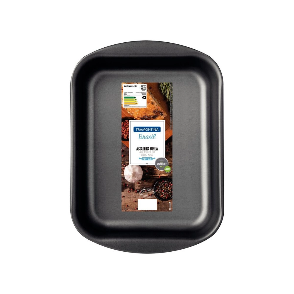 Assadeira Funda Tramontina Brasil 28 Cm Assadeira Funda Tramontina Brasil 28 Cm