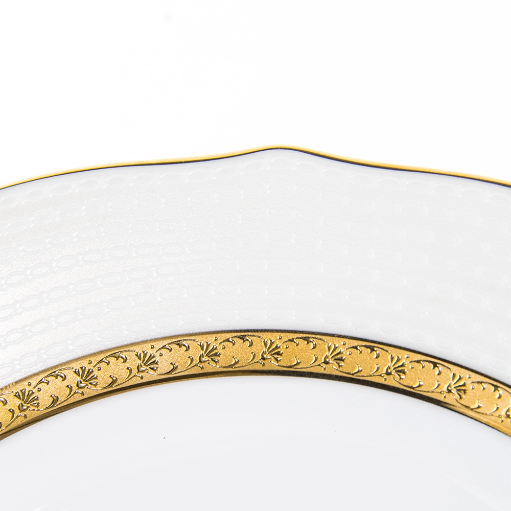 Aparelho de Jantar 18 Pecas Noritake Charlotta Gold
