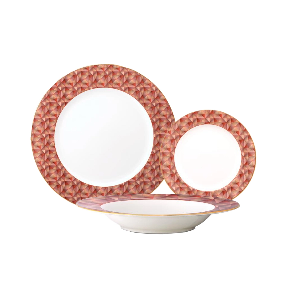 Aparelho de Jantar 18 Pecas Noritake Splendid Umber Aparelho de Jantar 18 Pecas Noritake Splendid Umber
