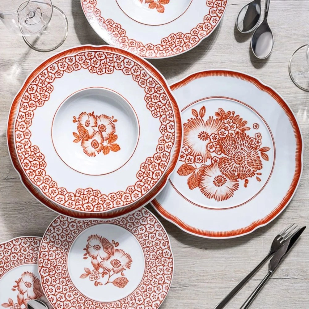 Aparelho de Jantar 24 Pecas Vista Alegre Coralina