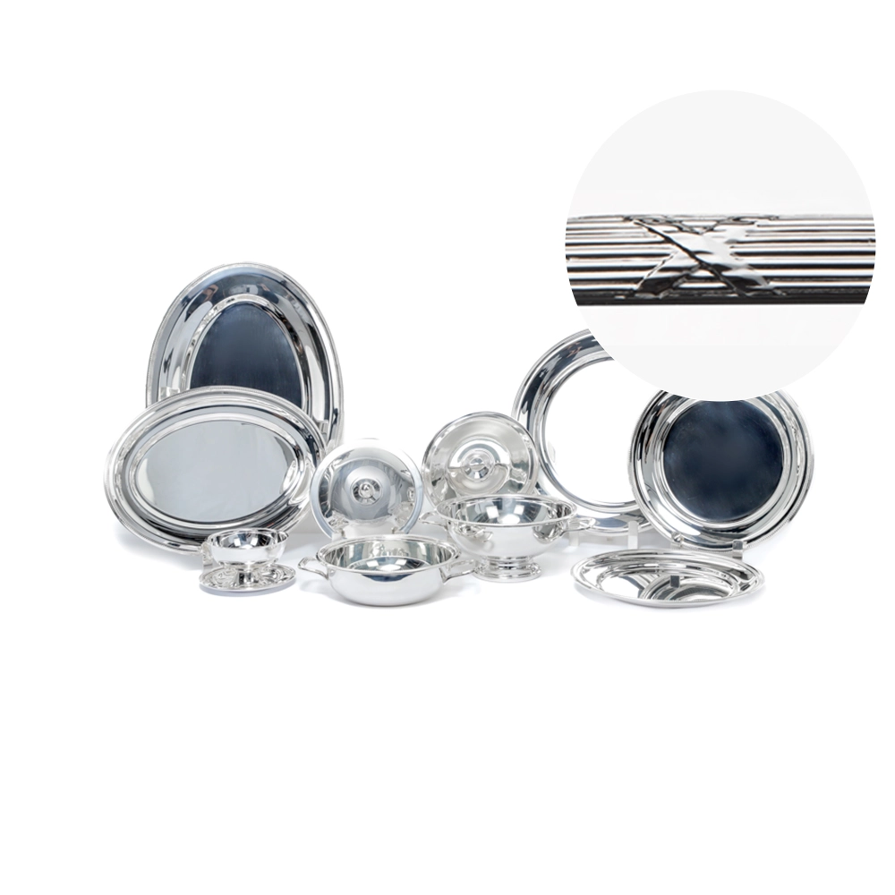 Baixela Silverlux Croisé - 8 Peças