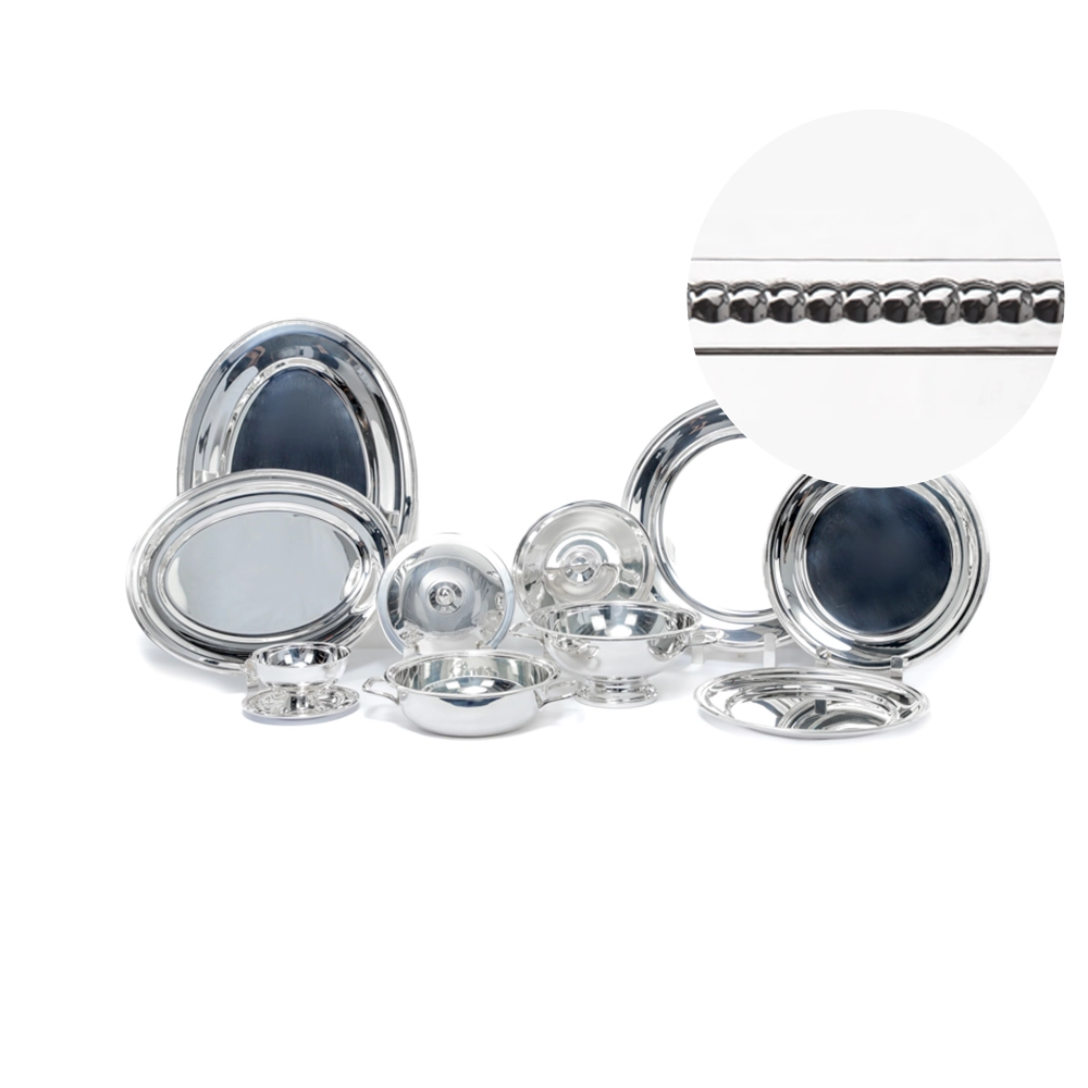 Baixela Silverlux Perola 8 Pecas