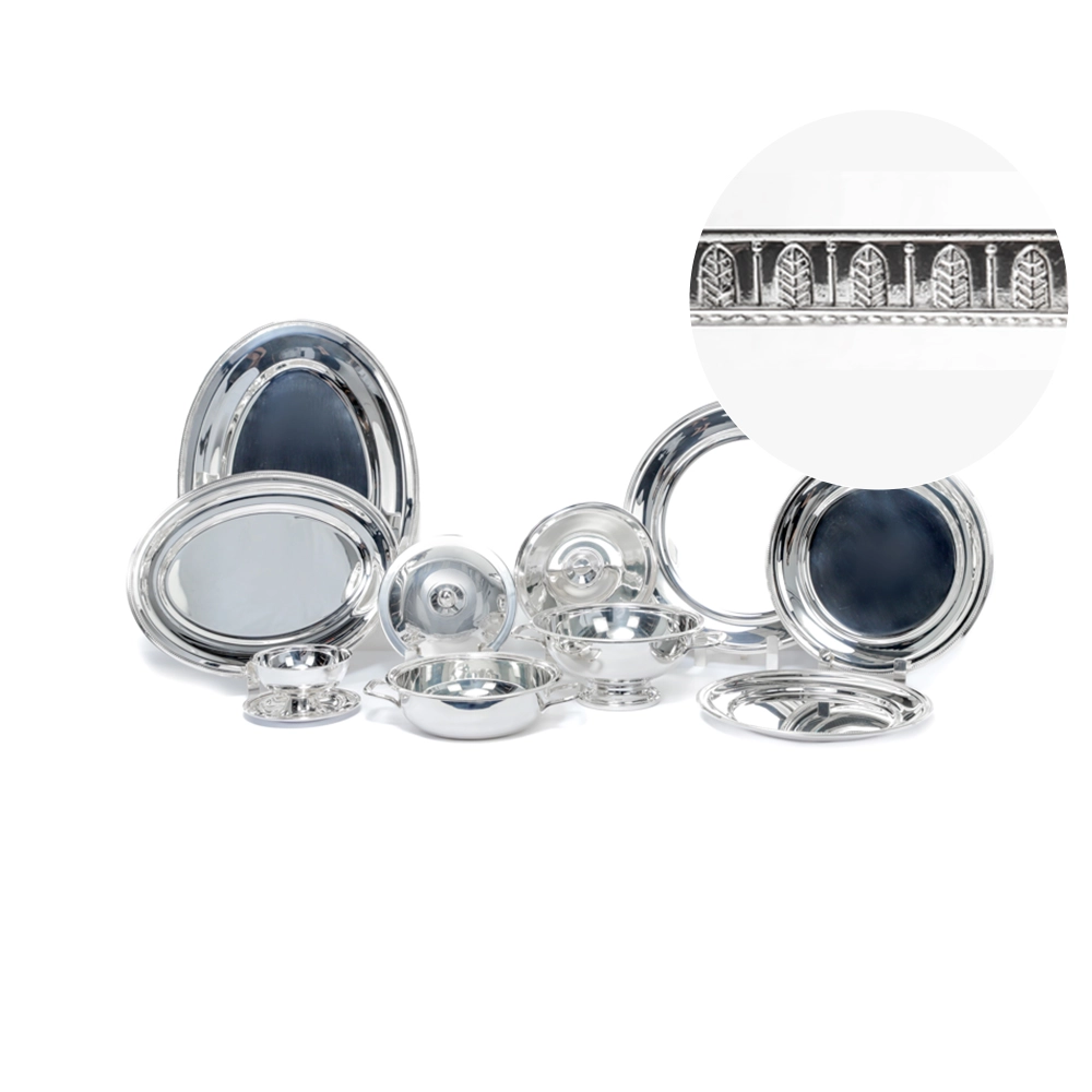 Baixela Silverlux Versailles 8 Pecas