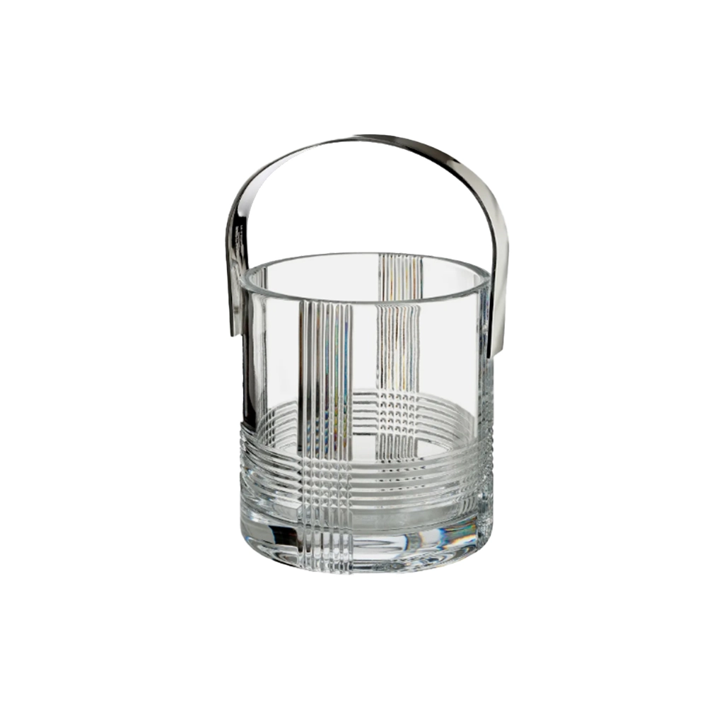 Balde de Gelo Rogaska Crystal Fan Club 15,3 X 13,8 Cm Balde de Gelo Rogaska Crystal Fan Club 15,3 X 13,8 Cm