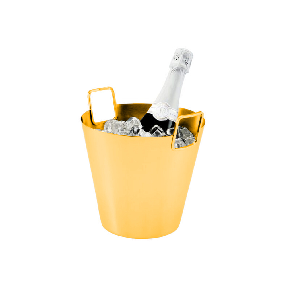 Balde Para Champanhe Riva Cori Ouro 24k Balde Para Champanhe Riva Cori Ouro 24k