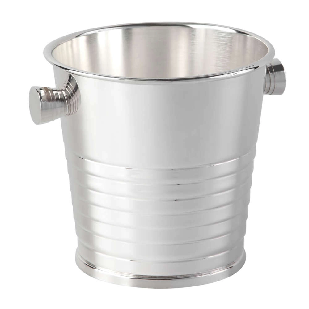 Balde Para Garrafa Silverlux Stripe 20 X 20 Cm Balde Para Garrafa Silverlux Stripe 20 X 20 Cm