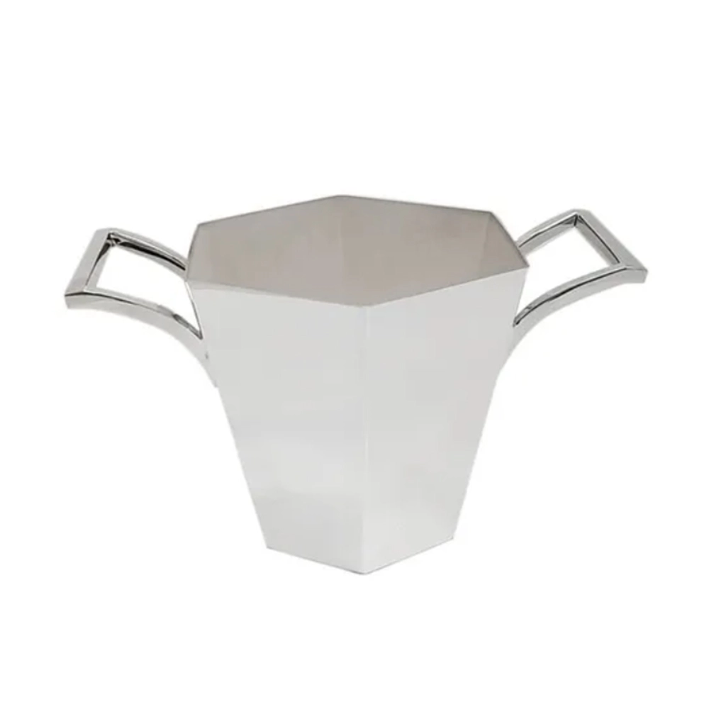 Balde Para Gelo Orfèvrerie Royale Courchevel Em Prata 13 X 24 X 14 Cm Balde Para Gelo Orfèvrerie Royale Courchevel Em Prata 13 X 24 X 14 Cm