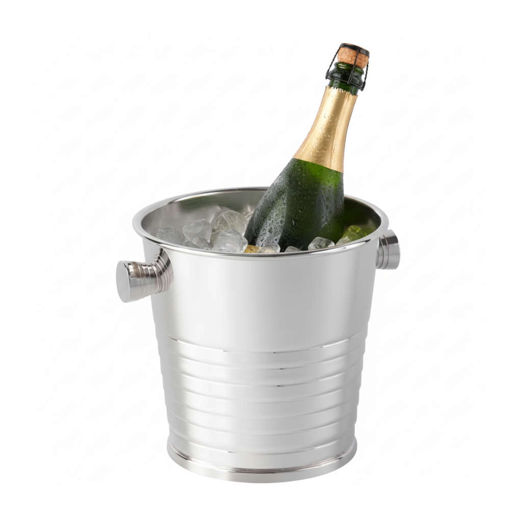 Balde Para Gelo Silverlux Stripe 15 X 15,5 Cm Balde Para Gelo Silverlux Stripe 15 X 15,5 Cm