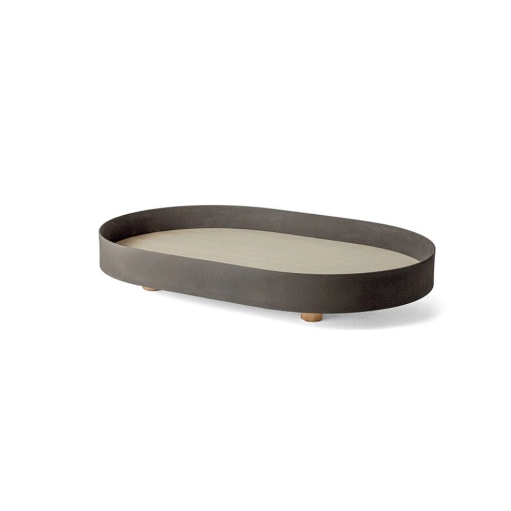 Bandeja Decorativa Oval Mart 7,5 X 49,5 X 33 Cm Bandeja Decorativa Oval Mart 7,5 X 49,5 X 33 Cm