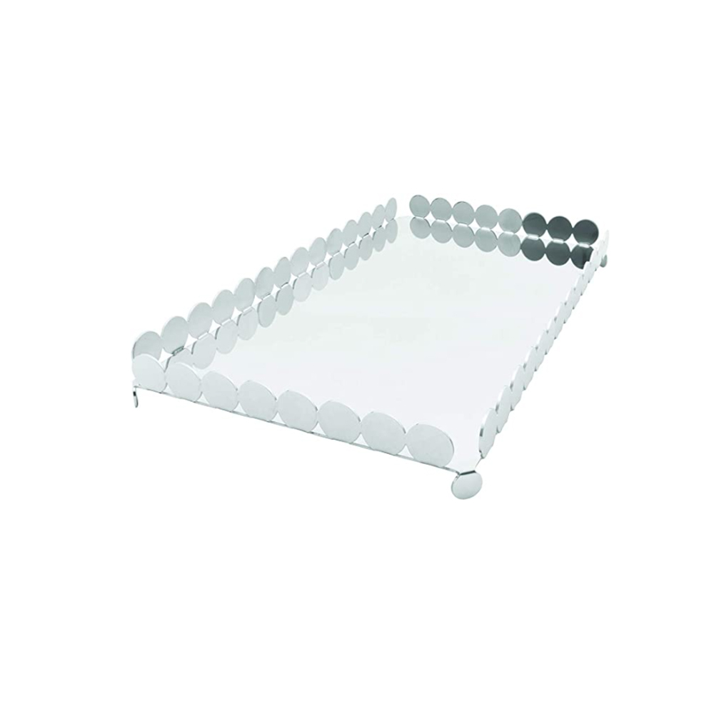 Bandeja Nanna Retangular Inox