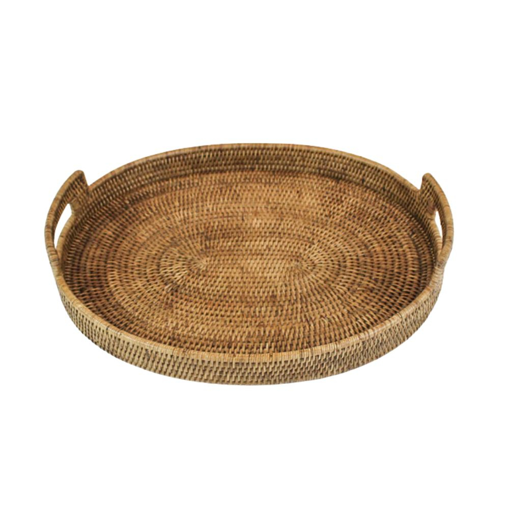 Bandeja Oval Em Rattan Natural Home Padang 46 Cm Bandeja Oval Em Rattan Natural Home Padang 46 Cm