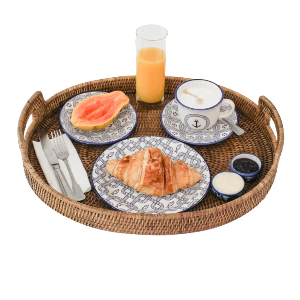 Bandeja Oval Em Rattan Natural Home Padang 46 Cm Bandeja Oval Em Rattan Natural Home Padang 46 Cm