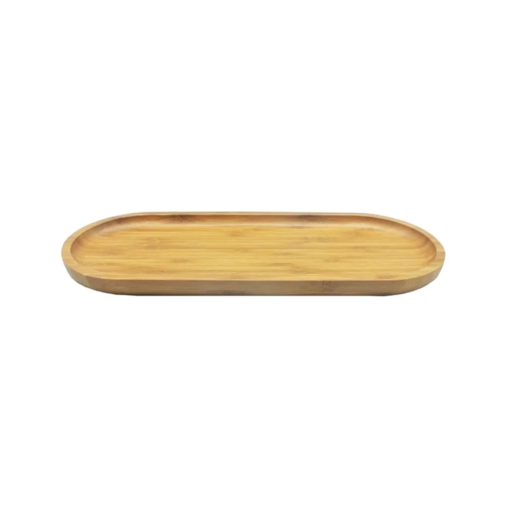 Bandeja Oval Oikos Bambu 34 X 12 Cm