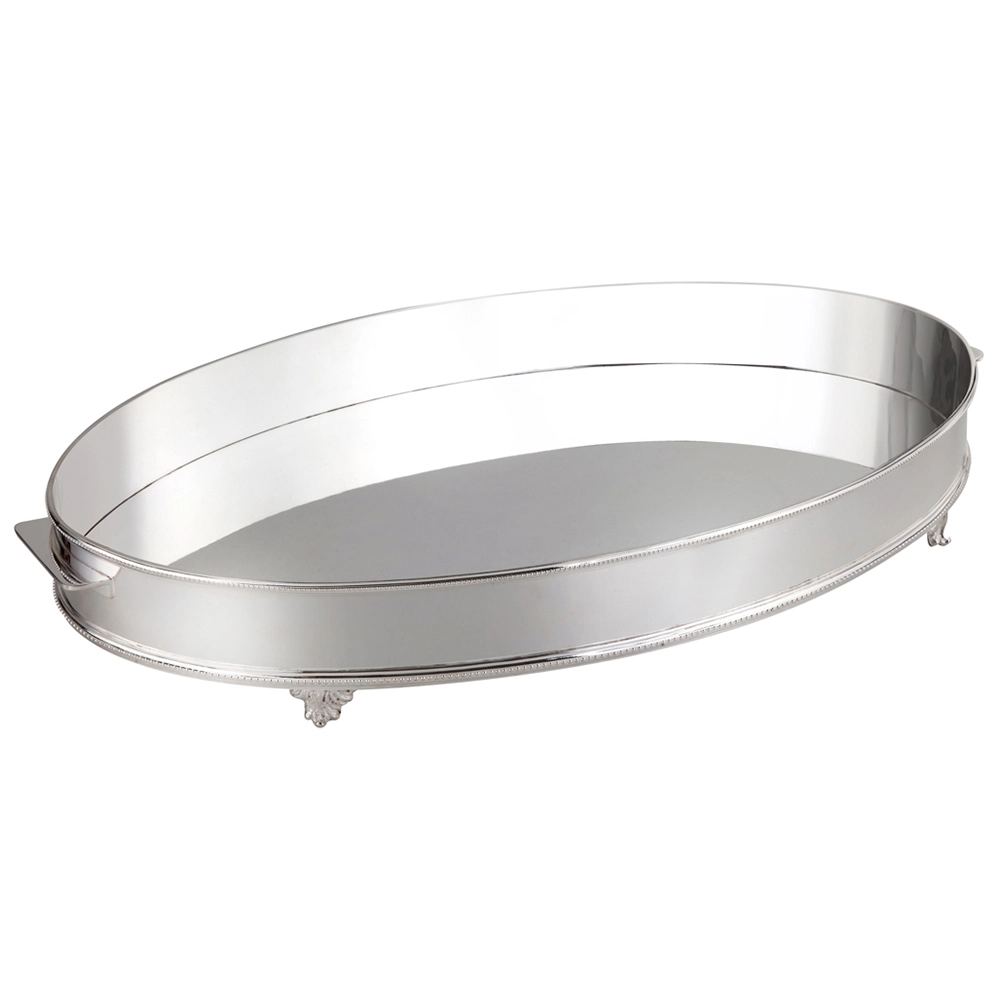 Bandeja Oval Perola 60 X 40 - Silverlux