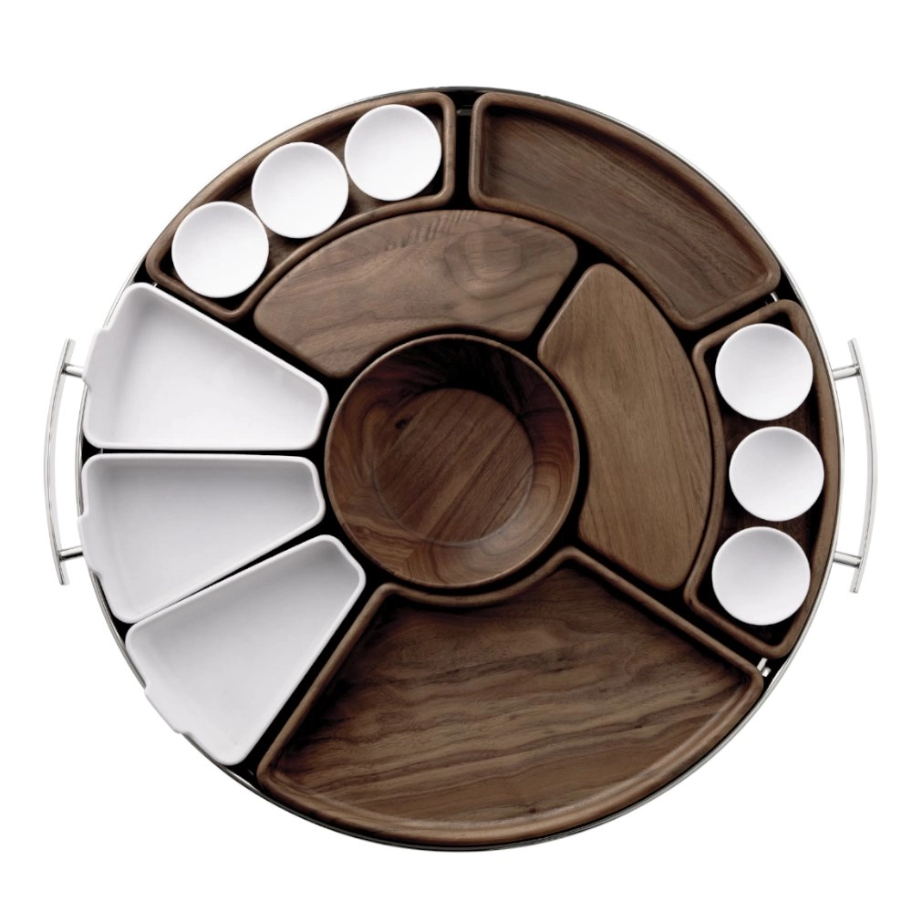 Bandeja Para Aperitivo Christofle Mood Asia 48 Cm Bandeja Para Aperitivo Christofle Mood Asia 48 Cm