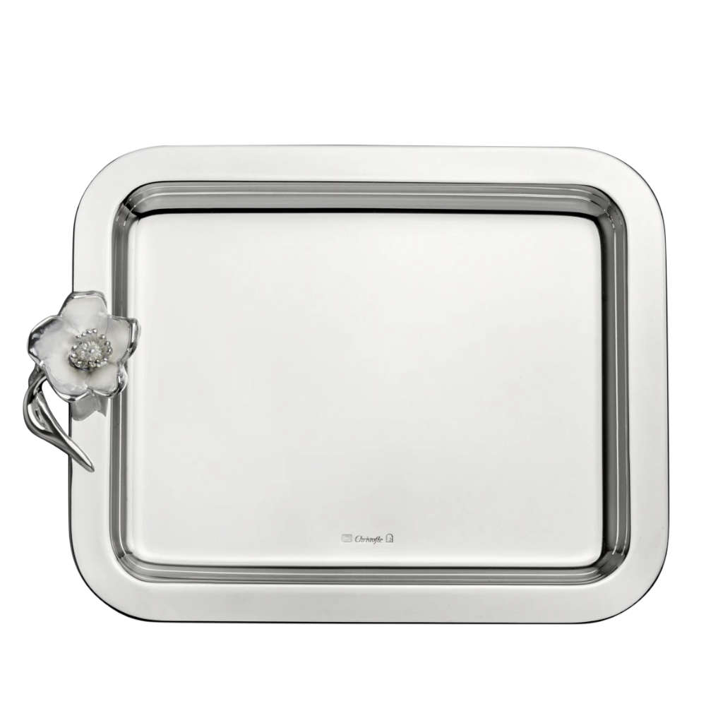 Bandeja Retangular 20 X 16 Cm Anemone Christofle