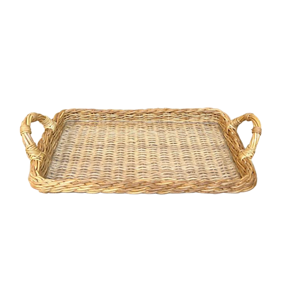 Bandeja Retangular Baixa Gma Talhares Junco 40 X 25 X 4 Cm Bandeja Retangular Baixa Gma Talhares Junco 40 X 25 X 4 Cm