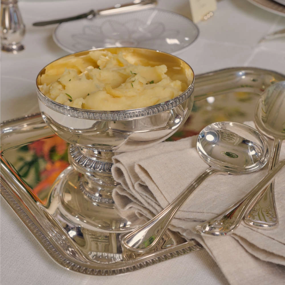 Bandeja Retangular Christofle Malmaison 20x16 Bandeja Retangular Christofle Malmaison 20x16