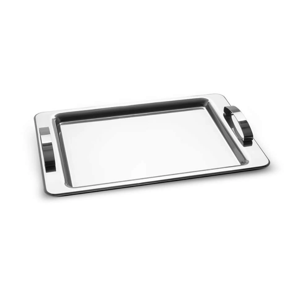 Bandeja Retangular Com Alça Brinox Atina 37 X 23 Cm Bandeja Retangular Com Alça Brinox Atina 37 X 23 Cm