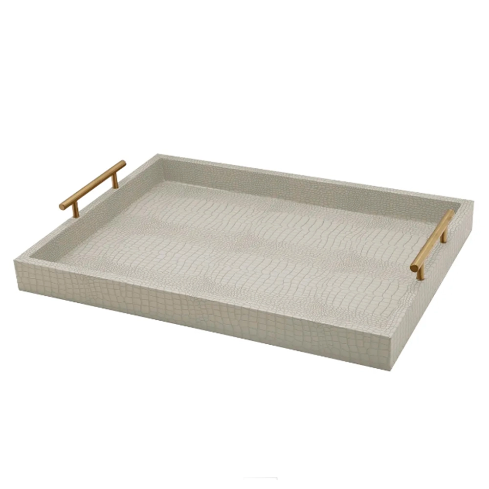 Bandeja Retangular Com Alça Paramount 7,5 X 35 X 48 Cm Bandeja Retangular Com Alça Paramount 7,5 X 35 X 48 Cm