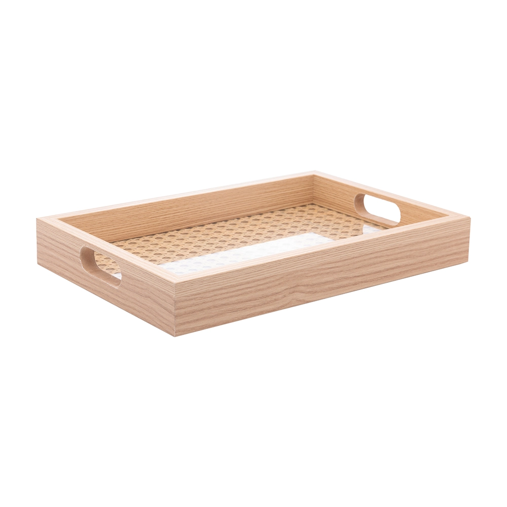 Bandeja Retangular Com Fundo Treliça Lyor 4 X 20 X 30 Cm